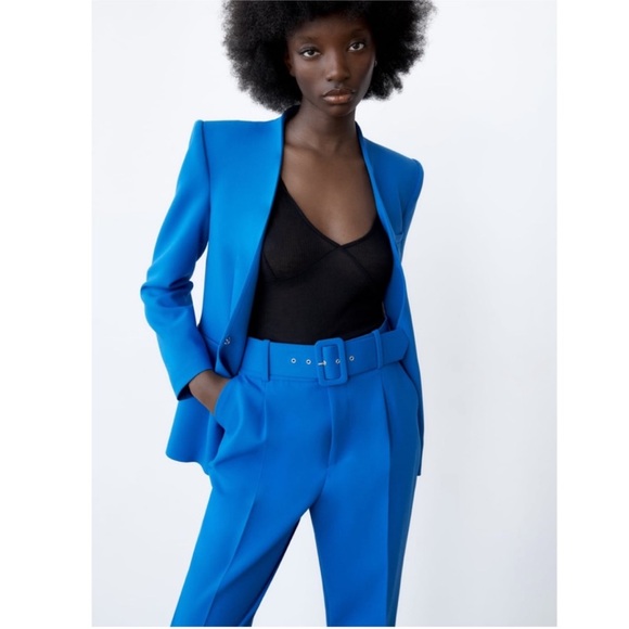 NWT Zara high waisted belted pants - Picture 8 of 16